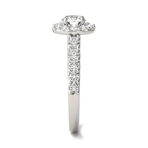 Round Brilliant Allure Halo Engagement Ring