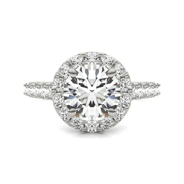Round Brilliant Allure Halo Engagement Ring