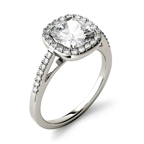 Cushion Adora Halo Engagement Ring