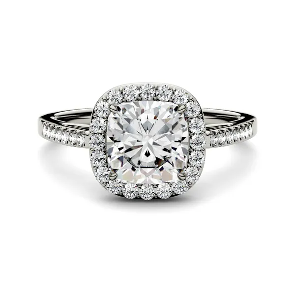 Cushion Adora Halo Engagement Ring