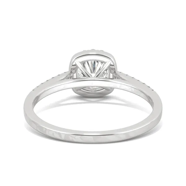 Cushion Adora Halo Engagement Ring