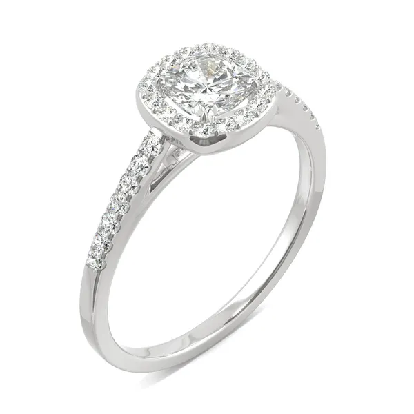 Cushion Adora Halo Engagement Ring