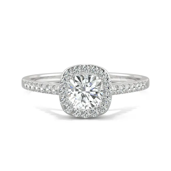 Cushion Adora Halo Engagement Ring