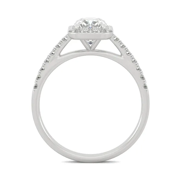 Elongated Cushion Adora Halo Engagement Ring
