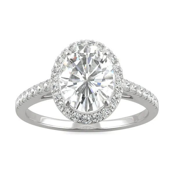 Oval Adora Halo Engagement Ring