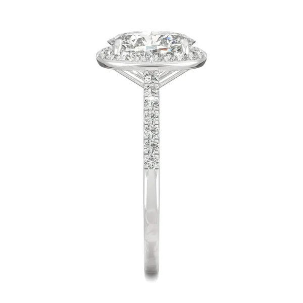 Oval Adora Halo Engagement Ring