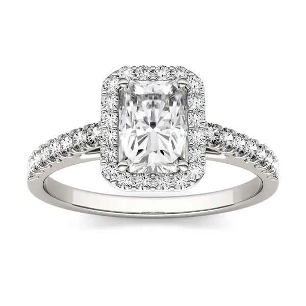 Radiant Adora Halo Engagement Ring