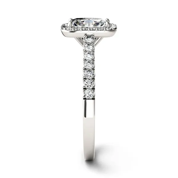 Radiant Adora Halo Engagement Ring