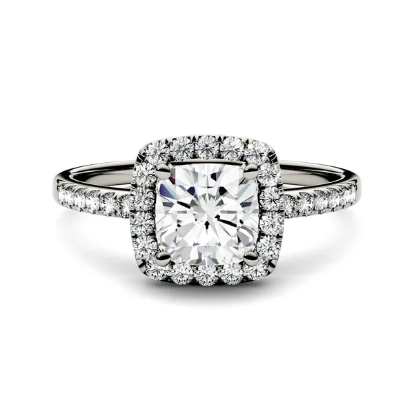 Cushion Eden Halo Engagement Ring