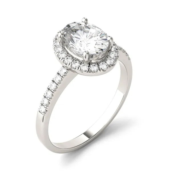 Oval Eden Halo Engagement Ring