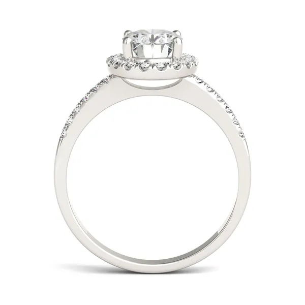 Oval Eden Halo Engagement Ring