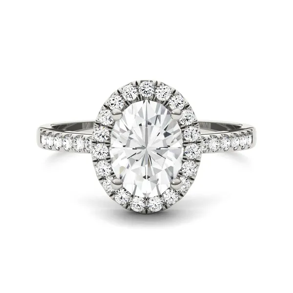 Oval Eden Halo Engagement Ring