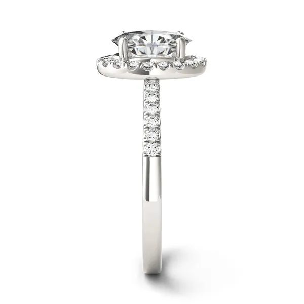 Oval Eden Halo Engagement Ring