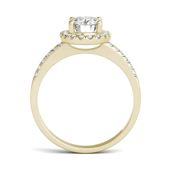Oval Eden Halo Engagement Ring