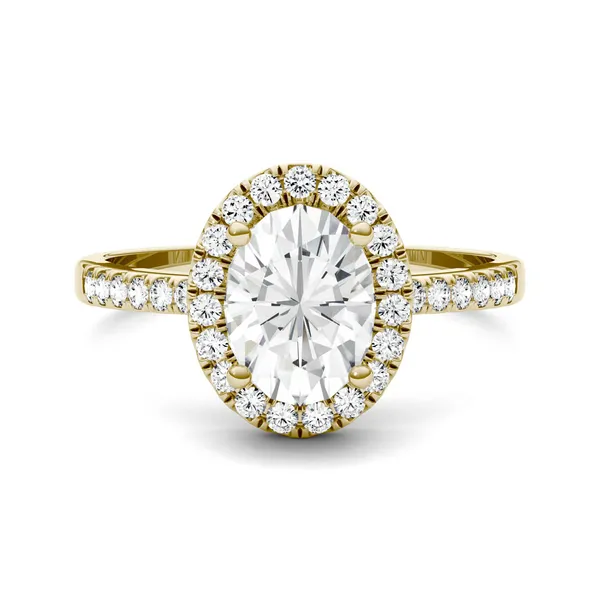 Oval Eden Halo Engagement Ring