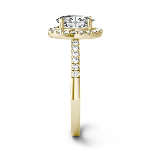 Oval Eden Halo Engagement Ring