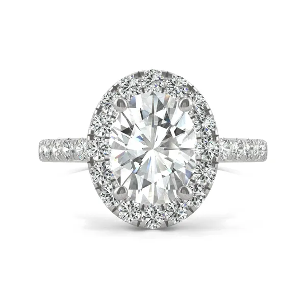 Oval Eden Halo Engagement Ring
