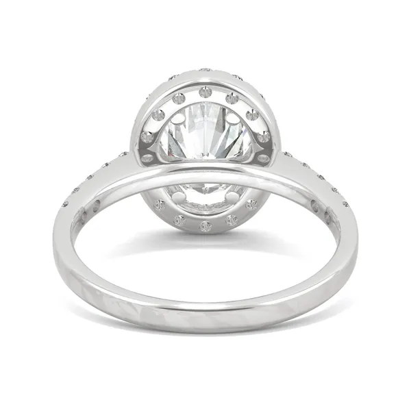 Oval Eden Halo Engagement Ring