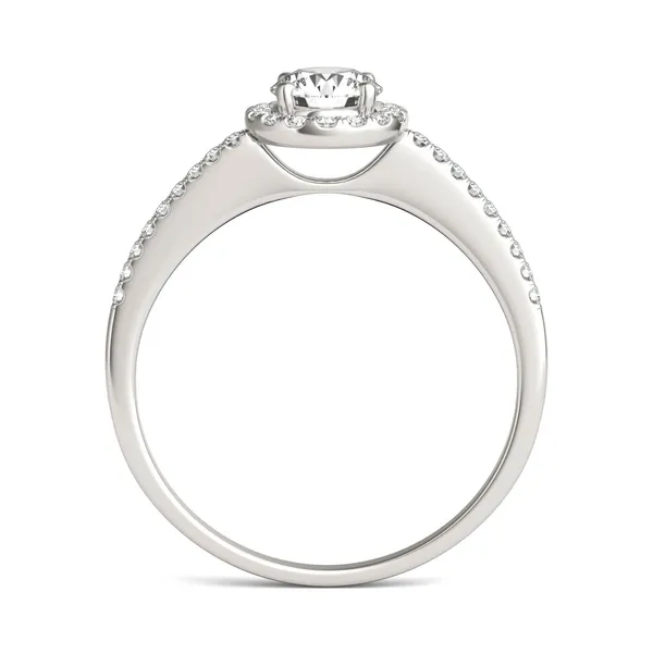 Round Brilliant Eden Halo Engagement Ring