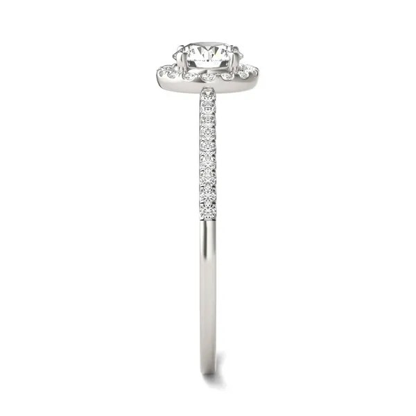 Round Brilliant Eden Halo Engagement Ring