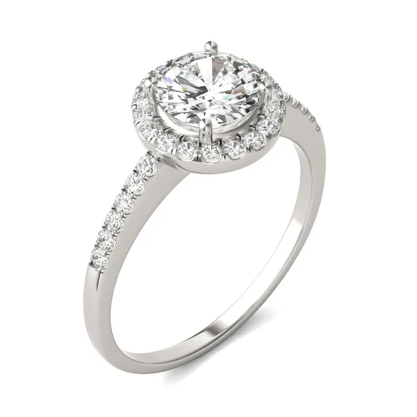 Round Brilliant Eden Halo Engagement Ring