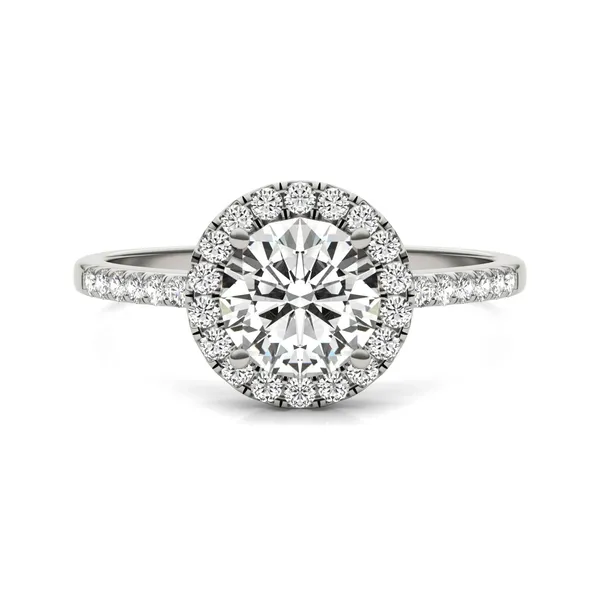 Round Brilliant Eden Halo Engagement Ring