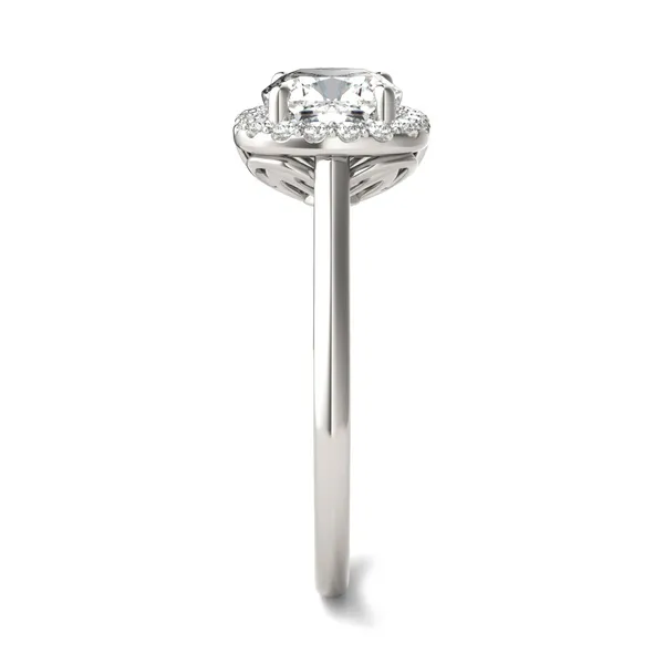 Cushion Signature Halo Engagement Ring