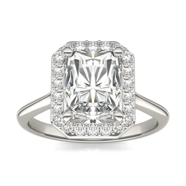 Radiant Signature Halo Engagement Ring