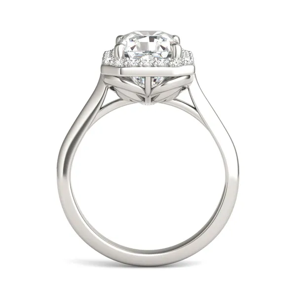 Radiant Signature Halo Engagement Ring