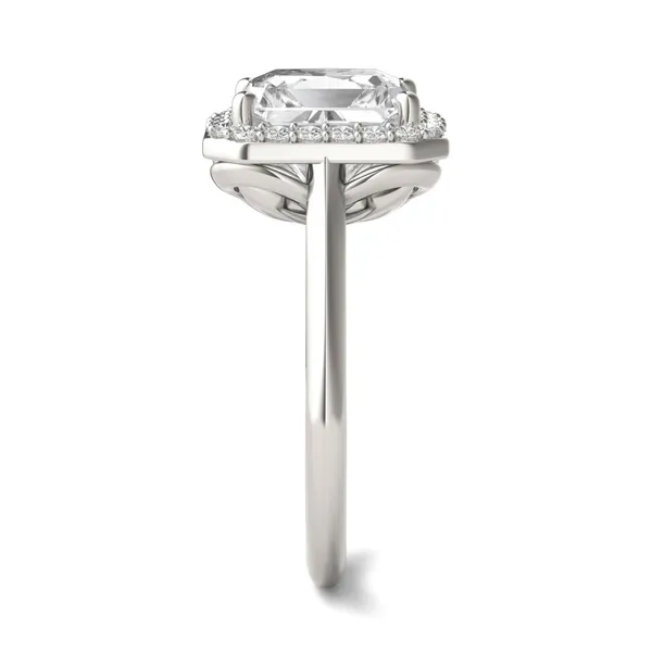 Radiant Signature Halo Engagement Ring