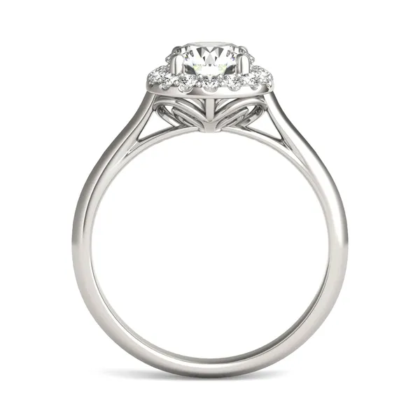 Round Brilliant Signature Halo Engagement Ring