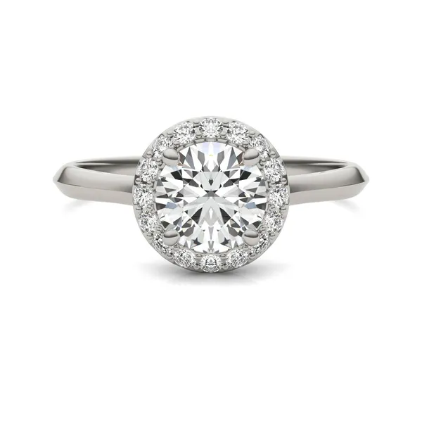 Round Brilliant Signature Halo Engagement Ring