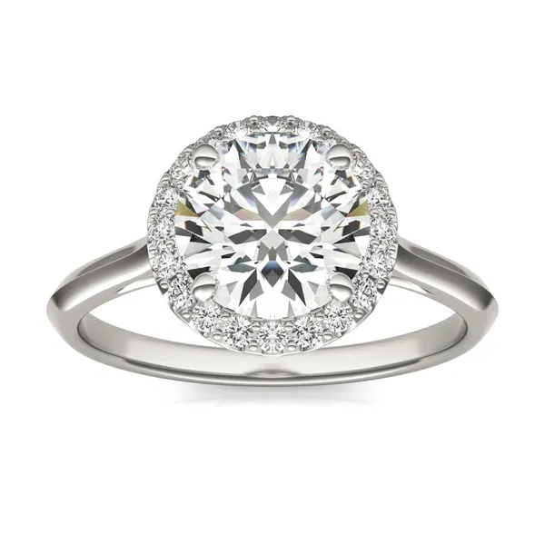 Round Brilliant Signature Halo Engagement Ring