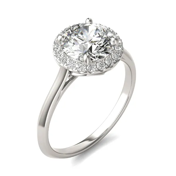 Round Brilliant Signature Halo Engagement Ring