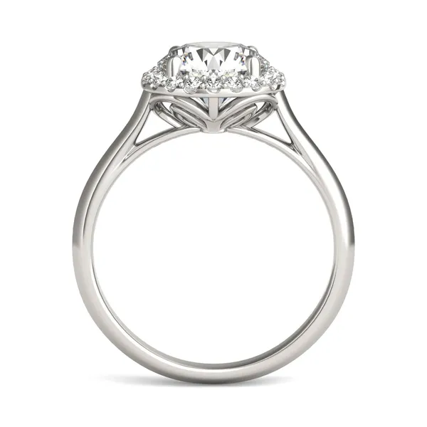 Round Brilliant Signature Halo Engagement Ring