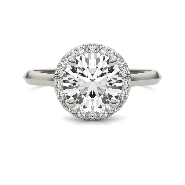 Round Brilliant Signature Halo Engagement Ring