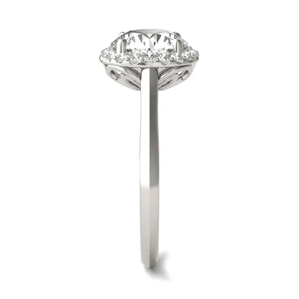 Round Brilliant Signature Halo Engagement Ring
