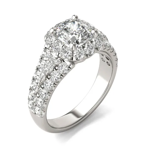 Cushion Signature Pavé Accented Halo