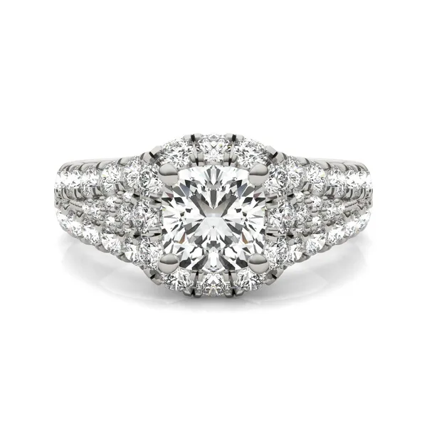 Cushion Signature Pavé Accented Halo
