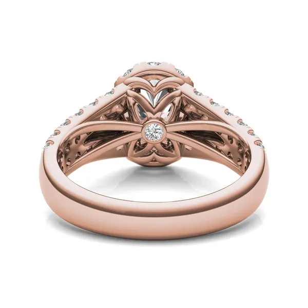 Oval Signature Pavé Accented Halo