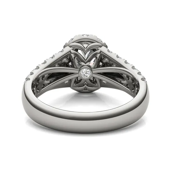 Oval Signature Pavé Accented Halo