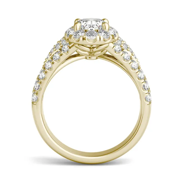 Oval Signature Pavé Accented Halo