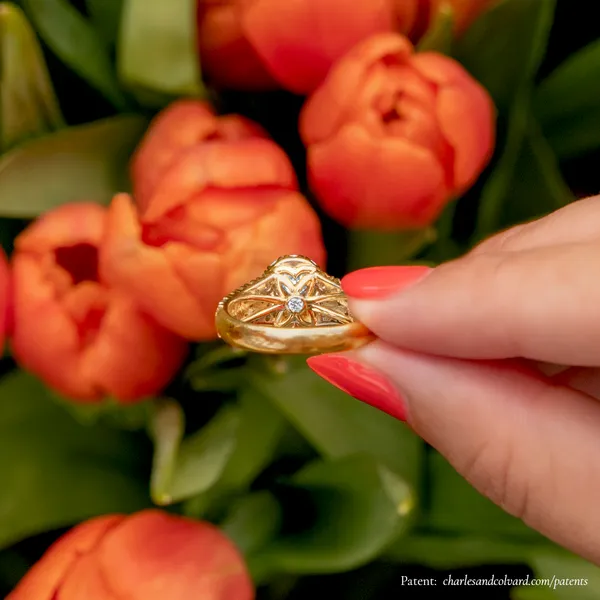 Oval Signature Pavé Accented Halo