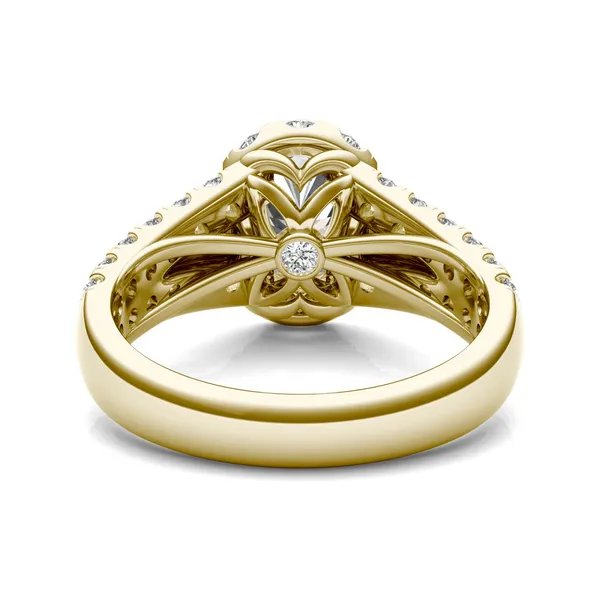 Oval Signature Pavé Accented Halo