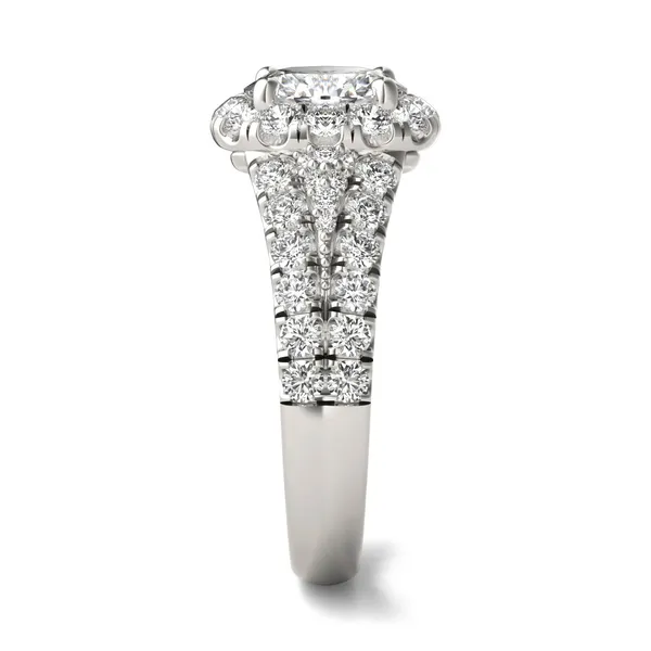 Oval Signature Pavé Accented Halo