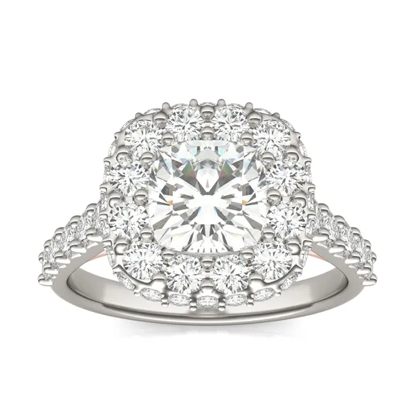 Cushion Harmony Halo Engagement Ring