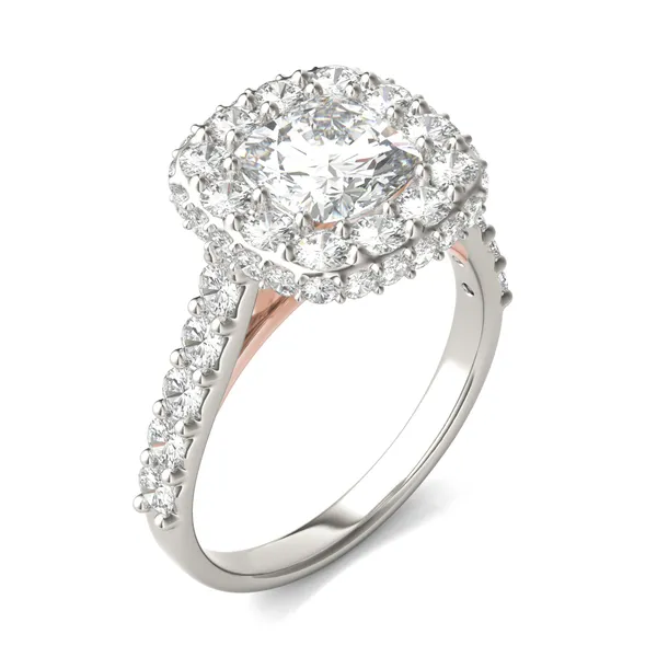 Cushion Harmony Halo Engagement Ring