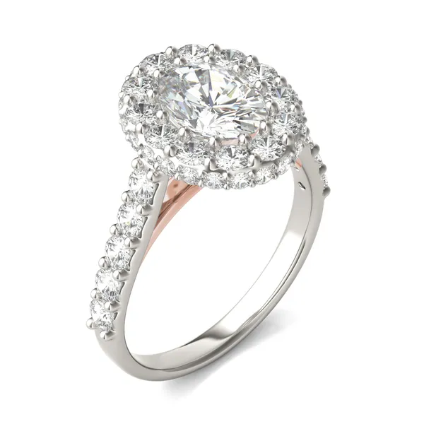 Oval Harmony Halo Engagement Ring