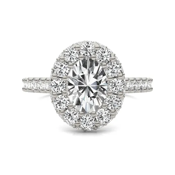 Oval Harmony Halo Engagement Ring