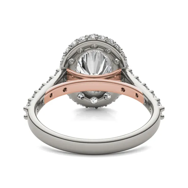 Oval Harmony Halo Engagement Ring